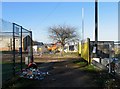 Entrance to tennis courts