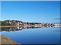 The village of Dundrum from the Keel Point causeway