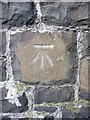 Benchmark on the Shore Road East Railway Bridge, Llanfairfechan