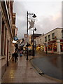 Ryde: Hallowe?en decorations in High Street