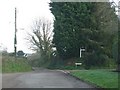 Town End road junction in Broadclyst