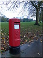 Modern postbox on Well Lane, Tranmere