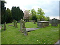 All Saints Church, Kirk Deighton, Graveyard