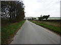 Thwing Road towards Kilham