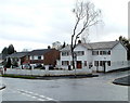 Houses on the corner of Western Avenue and Glasllwch Lane, Newport