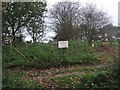 Bridleway junction near Sene Farm