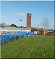 Mobile phone transmitters on Ely Fire Station training tower