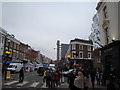 View of Trellick Tower from Golborne Road