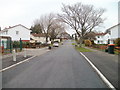 Looking north along Byron Road, Newport