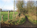 Start of footpath to Ifton Farm