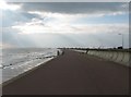 Promenade and sea wall near High Knocke