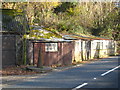 Old workshop beside the road at Rosevear