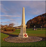 NS2071 : War Memorial, Inverkip by wfmillar