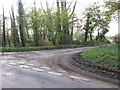 Hackleys Lane junction with Woodington Road