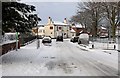 Whinney Moor lane in the snow 