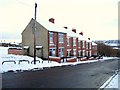 NZ2163 : Terraced houses, South Benwell Road by Andrew Curtis