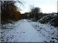 A walk/cycle track to the town centre