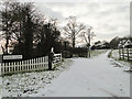 Entrance to Valley Farm, Ubbeston, Suffolk