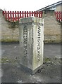 Boundary stone on the A58