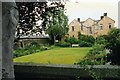 NY1130 : The garden and rear elevation of Wordsworth House, Cockermouth, in 1997 by David Gearing