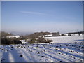 ST0874 : Snow scene, St Nicholas, Vale of Glamorgan by John Lord