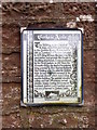 Plaque, Guthrie Aisle