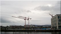 O1734 : Building site at the eastern end of Sir John Rogerson Quay by Eric Jones