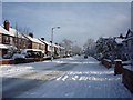 Millfield Lane in snow