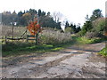 Driveway to Little Fosters on Chapel Lane, Tote Hill