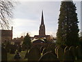 An older end of Stockport Cemetery