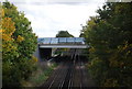 Sheppey Way crosses the railway near Bobbing