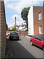 Looking from Deben Road into Thoroughfare