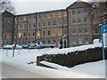 Snow in front of Brighton General Hospital