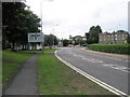 Road sign on the A144