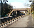 Cogan railway station footbridge