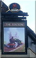 The Station, Cogan, pub sign