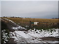 The entrance to Truro Airfield