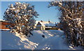 Water Lane with snow