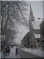 Westow Street in heavy snow