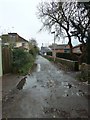 Path from the parish church to Mulberry Lane.