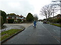 Approaching the junction of Ashurst Drive and Falmer Avenue