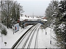 TQ0050 : Looking towards London Road Guildford Railway Station by L S Wilson