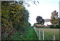 Footpath between Lower Hartlip and Hartlip