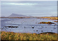 View across tidal loch near Uachdar