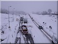 Blizzard on A80 at Condorrat