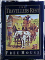 Sign for the Travellers Rest