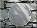 SD3584 : Plaque to Isaac Wilkinson by Alexander P Kapp