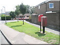 TM2850 : River View Postbox in Dock Lane by Basher Eyre