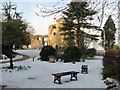 Newark Castle on an icy morning