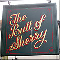 The Butt of Sherry sign